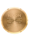 Nixon Sentry Black Dial Gold Steel Strap Watch for Men - A356-510