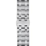 Tissot Automatics III Day Date White Dial Silver Steel Strap Watch For Men - T065.430.11.031.00