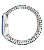 Just Cavalli Cosenza Blue Dial Two Tone Steel Strap Watch for Women - JC1L251M0015