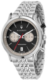 Maserati Legend Chronograph Black Dial Stainless Steel Watch For Men - R8873638001