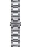 Tissot V8 Quartz Chronograph Black Dial Silver Steel Strap Watch For Men - T106.417.11.051.00