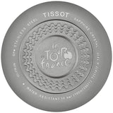 Tissot T Bike Cycling Tour de France Black Dial Two Tone Rubber Strap Watch For Men - T111.417.37.441.00