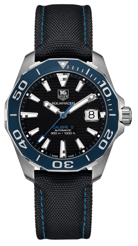 Tag Heuer Aquaracer Blue Dial Watch for Men - WAY211B.FC6363