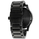 Nixon 51-30 Chrono Black Dial Black Steel Strap Watch for Men - A083-957