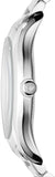 Emporio Armani Valente Quartz Black Dial Silver Steel Strap Watch For Men - AR11086