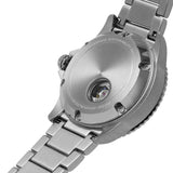 Emporio Armani Diver Automatic Green Dial Silver Steel Strap Watch For Men - AR60061