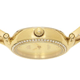 Coach Park Diamonds Gold Dial Gold Steel Strap Watch for Women - 14503171