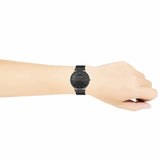 Coach Charles Black Dial Black Leather Strap Watch for Men - 14602434