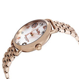 Coach Delancey White Dial Rose Gold Steel Strap Watch for Women - 14502811