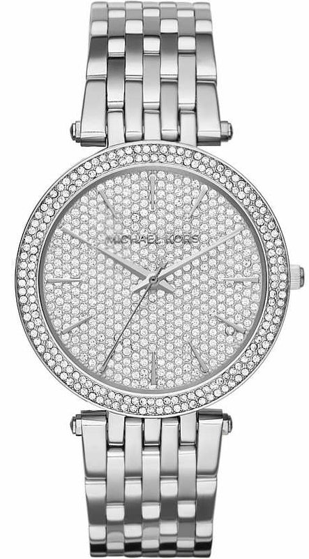 Michael Kors Darci Silver Dial Silver Steel Strap Watch for Women - MK3437