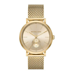 Michael Kors Irving Quartz Gold Dial Gold Mesh Strap Watch For Men - MK8741