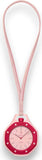 Swatch x AP Royal Pop Pink Dial Pink Leather Strap Watch for Women - Otto Rosso