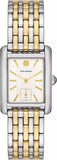 Tory Burch Eleanor White Dial Two Tone Steel Strap Watch for Women - TBW1070