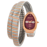 Just Cavalli Cosenza Red Dial Two Tone Steel Strap Watch for Women - JC1L232M0065