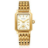 Tory Burch Robinson White Dial Gold Steel Strap Watch for Women - TBW1500