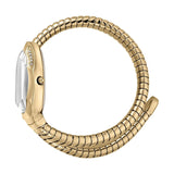 Just Cavalli Serpente Metallica White Dial Gold Steel Strap Watch for Women - JC1L208M0035