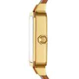 Tory Burch Robinson White Dial Brown Leather Strap Watch for Women - TBW1503