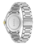 Hugo Boss Strike Green Dial Silver Steel Strap Watch for Men - 1514173