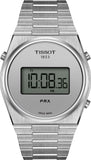 Tissot Digital Quartz Silver Dial Silver Steel Strap Watch for Men - T137.463.11.030.00