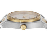 Emporio Armani Federica Mother of Pearl Dial Two Tone Steel Strap Watch for Women - AR11559