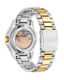 Citizen Mechanical Automatic Blue Dial Two Tone Steel Strap Watch for Men - NJ0174-82L