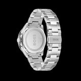 Hugo Boss Runner 3H Black Dial Silver Steel Strap Watch for Men - 1514210