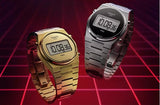 Tissot PRX Digital Quartz Gold Dial Gold Steel Strap Watch for Men - T137.463.33.020.00