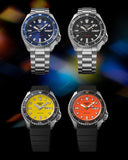 Seiko 5 Sports SKX Automatic Blue Dial Silver Steel Strap Watch for Men - SRPL83K1