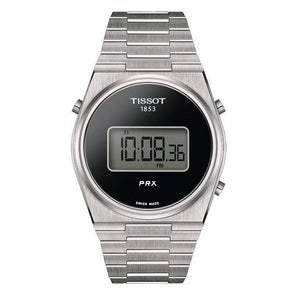 Tissot Digital Quartz Black Dial Silver Steel Strap Watch for Men - T137.463.11.050.00