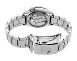 Seiko 5 Sports SKX Street Denim Blue Dial Silver Steel Strap Watch for Men - SRPL77K1
