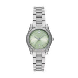Emporio Armani Federica Mint Green Dial Silver Steel Strap Watch for Women - AR11656