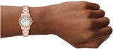Emporio Armani Mia Mother of Pearl Dial Rose Gold Steel Strap Watch for Women - AR11671