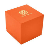 Tory Burch Eleanor White Dial Gold Steel Strap Watch for Women - TBW1060