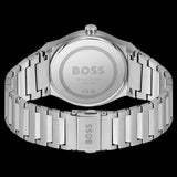 Hugo Boss Candor Blue Dial Silver Steel Strap Watch for Men - 1514076
