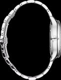 Seiko Presage Cocktail Time Automatic Ice Blue Dial Silver Steel Strap Watch for Men - SRPE19J1