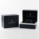 Maserati Successo Chronograph Silver Dial Blue Silicone Strap Watch for Men - R8871621042
