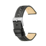 Citizen Mechanical Automatic Black Dial Black Leather Strap Watch for Men - NJ0176-10E