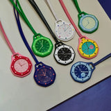 Swatch x AP Royal Pop Blue Dial Blue Leather Lanyard Watch for Men - Lan Ba