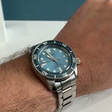 Seiko Prospex Glacier Save The Ocean Special Edition Automatic Blue Dial Silver Steel Strap Watch for Men - SPB299J1