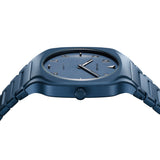 D1 Milano Square Galaxy Blue Dial Blue Steel Strap Watch for Men - D1-SQBJ09