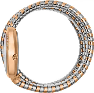 Just Cavalli Glam 5 Evo Silver Dial Two Tone Steel Strap Watch for Women - JC1L228M0085