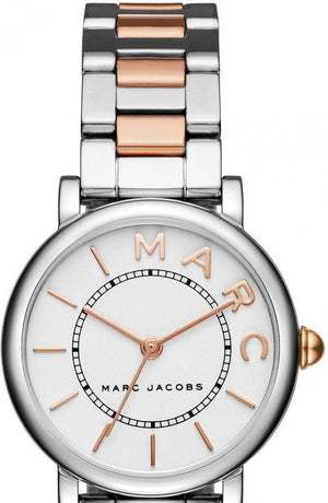 Marc Jacobs Roxy Silver Dial Two Tone Steel Strap Watch for Women - MJ3551