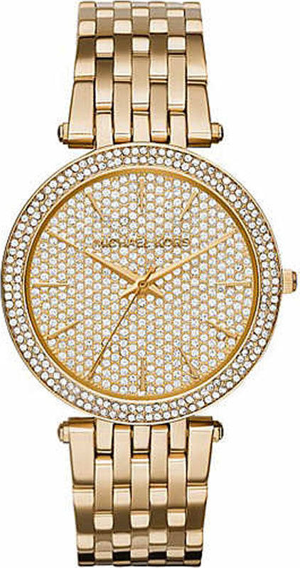 Michael Kors Darci Gold Dial Gold Steel Strap Watch for Women - MK3438