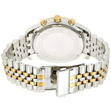 Michael Kors Lexington Silver Dial Two Tone Steel Strap Watch for Women - MK5955