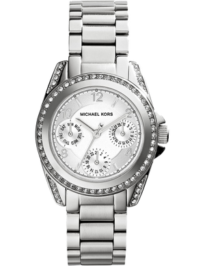 Michael Kors Blair Silver Dial SIlver Steel Strap Watch for Women - MK5612