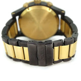 Nixon 51-30 Chrono Black Dial Two Tone Steel Strap Watch for Men - A083-595