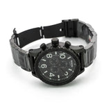 Nixon 51-30 Chrono Black Dial Black Steel Strap Watch for Men - A083-001
