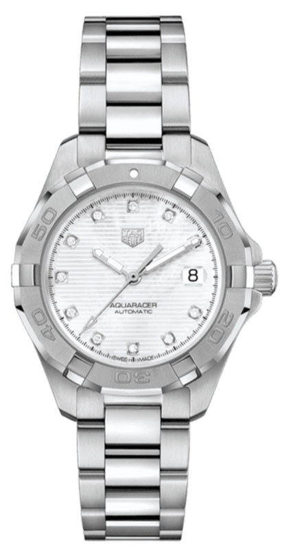 Tag Heuer Aquaracer White Mother of Pearl Dial Watch for Women - WBD1314.BA0740