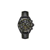 Tag Heuer Formula 1 Chronograph Senna Black Dial Black Leather Strap Watch for Men - CAZ101AJ.FC6487
